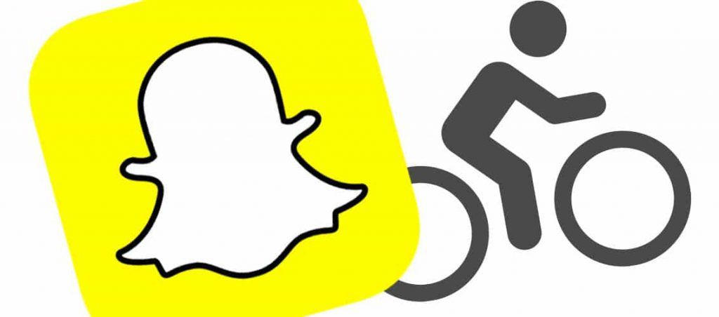 Snapchat und radfahren