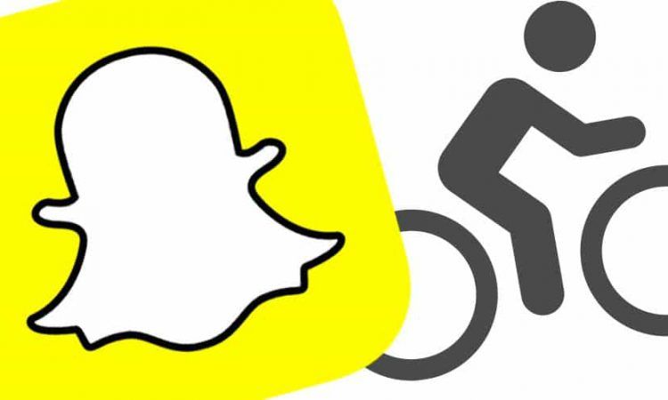 Snapchat und radfahren